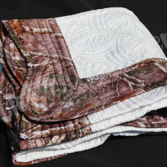 Camo baby quilt 35x46 - Picture 3 of 4